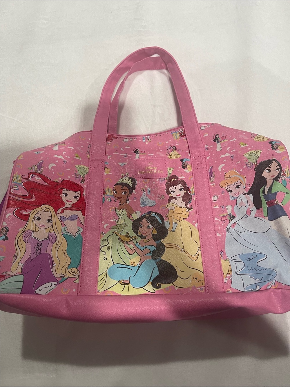 Disney Pink Princess Graphic Tote Bag